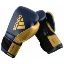 Перчатки боксерские Hybrid 150 темносине-золотые (вес 12 унций)